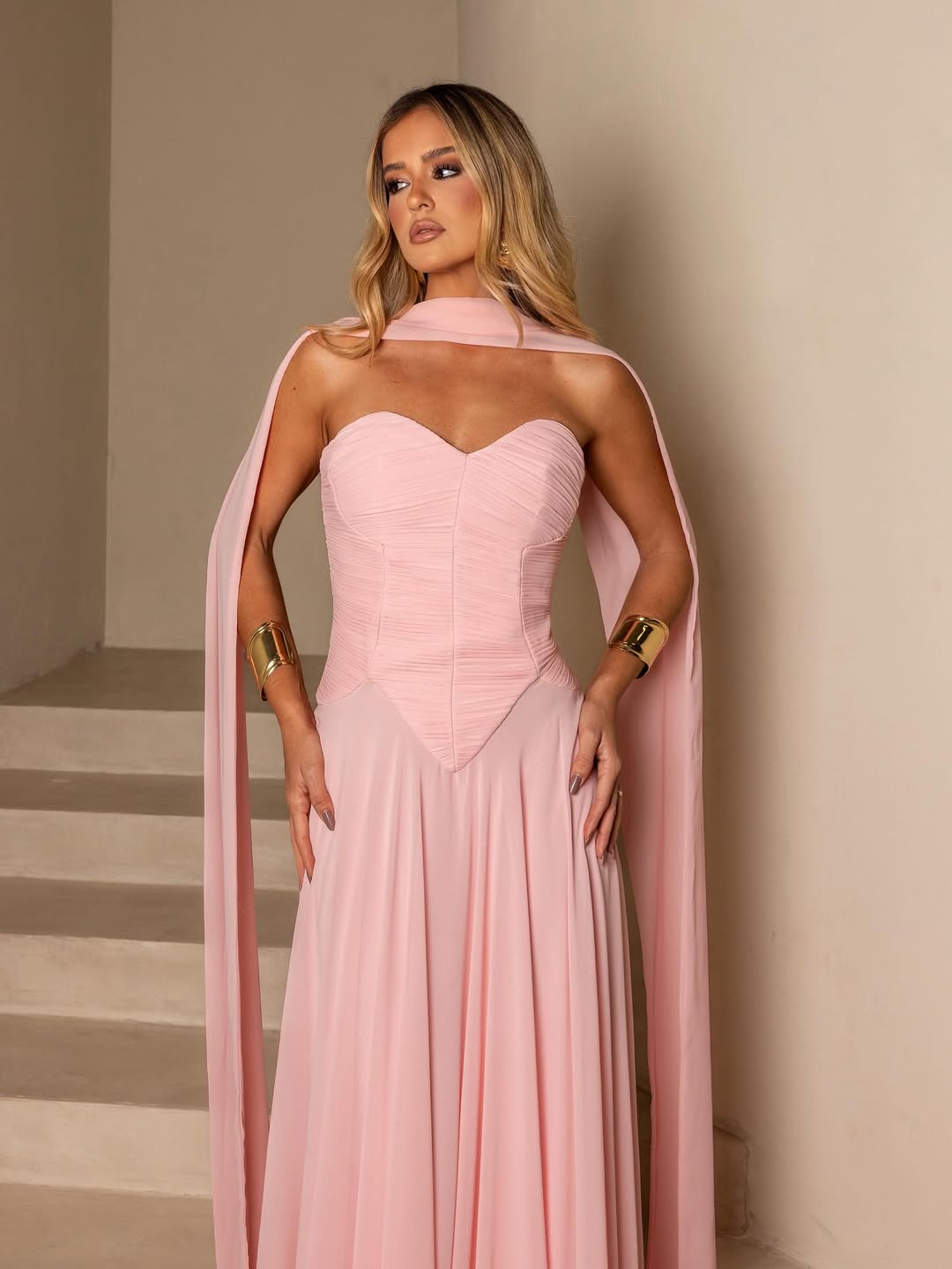 Robe rose bonbon