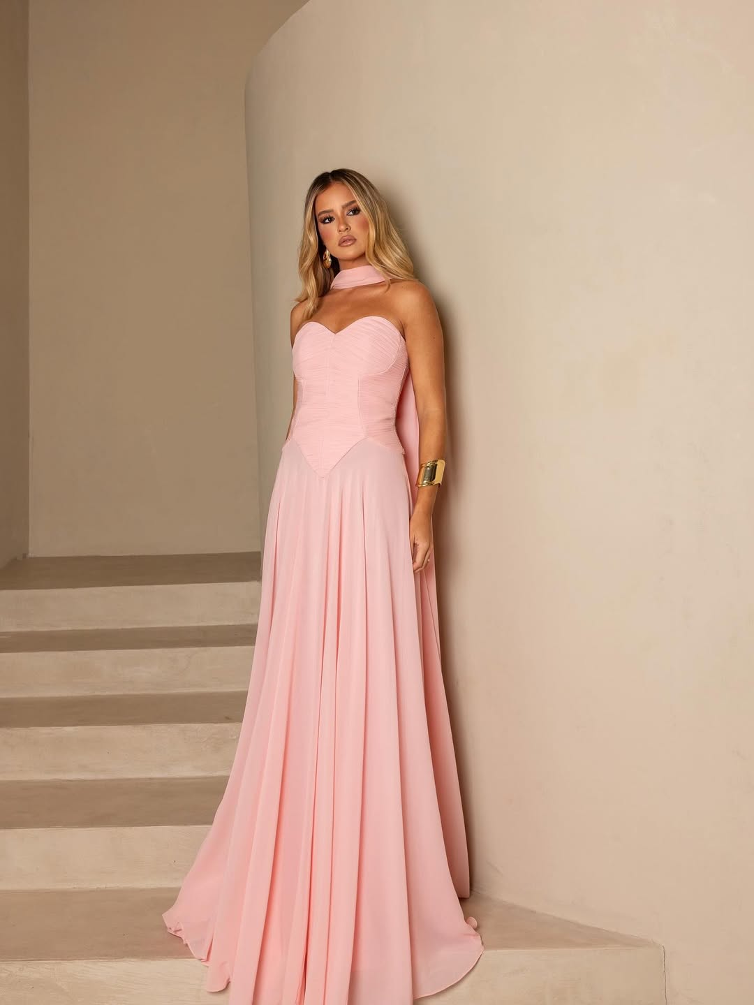 Robe rose bonbon