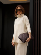 Ensemble lilas soyeux
