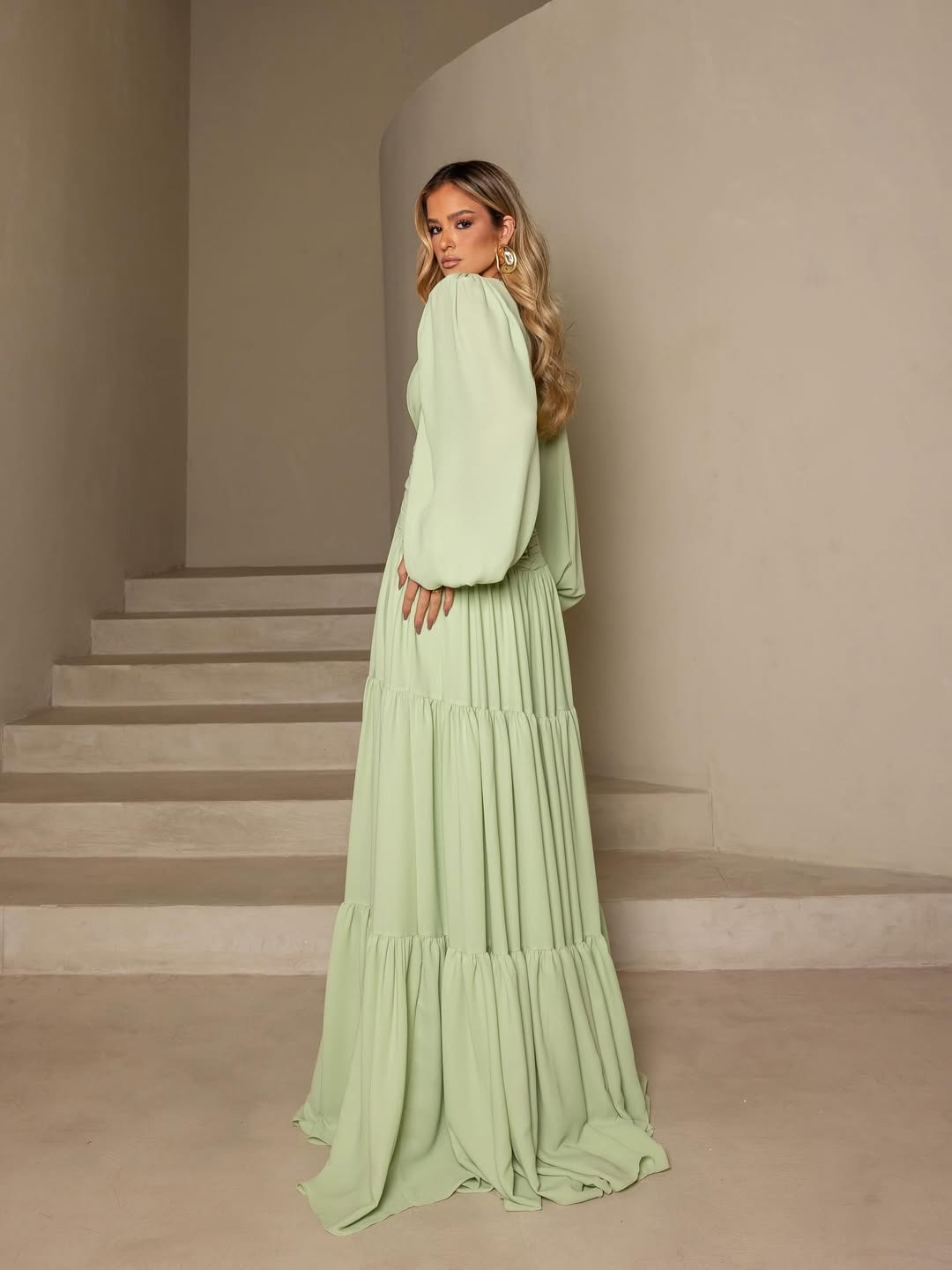 Robe vert menthe