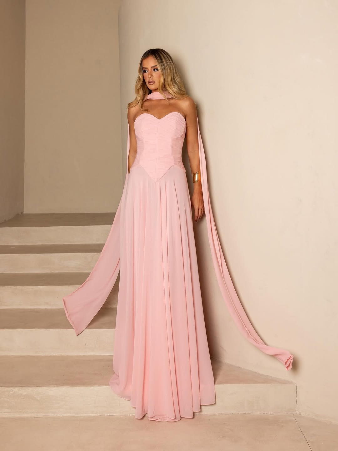 Robe rose bonbon