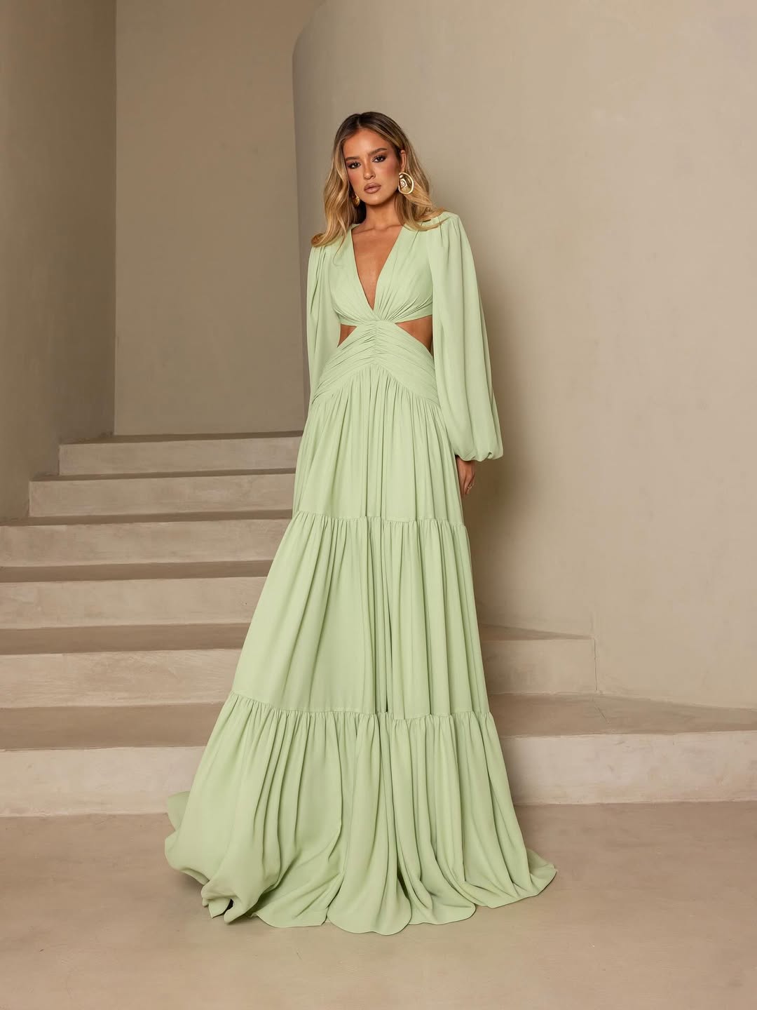 Robe vert menthe