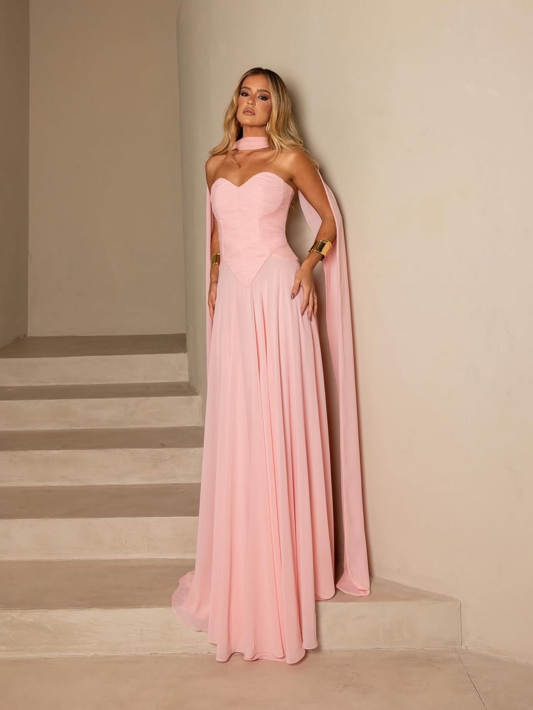 Robe rose bonbon