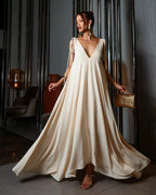 Robe bleu royal plissée
