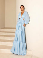 Robe beige minimaliste